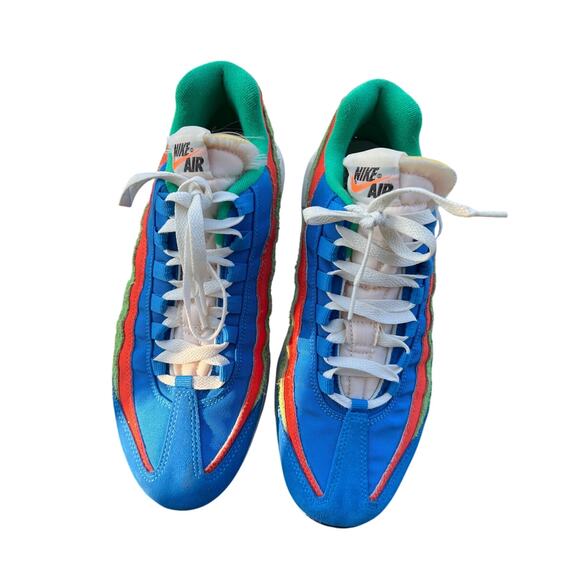 Nike Air Max 95 SE Running Club Photo Blue Roma Green DH2718-400 Men’s size 8.5 - Picture 3 of 7
